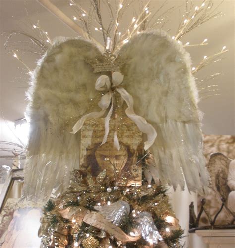 angel wings tree topper